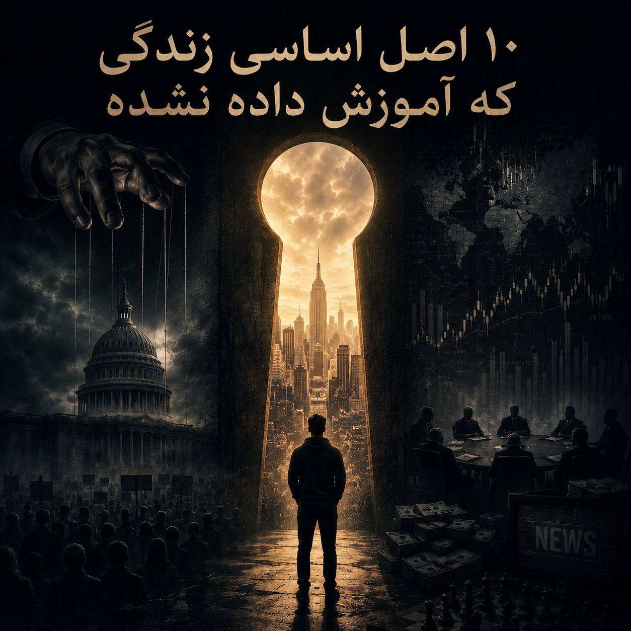 تصویر ۱۰ اصل اساسی زندگی که آموزش داده نشده